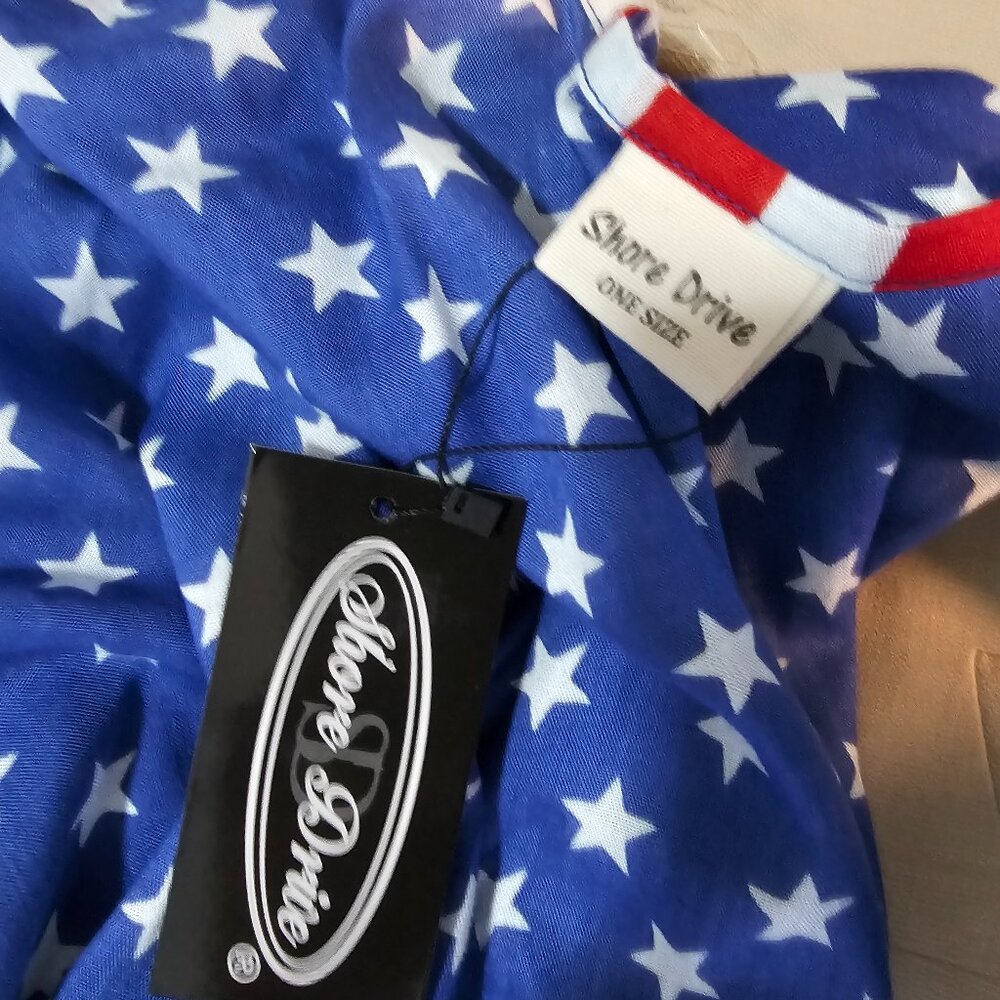 Shore Drive Patriotic Swim Cover‑Up – NWT - Picture 5 of 5